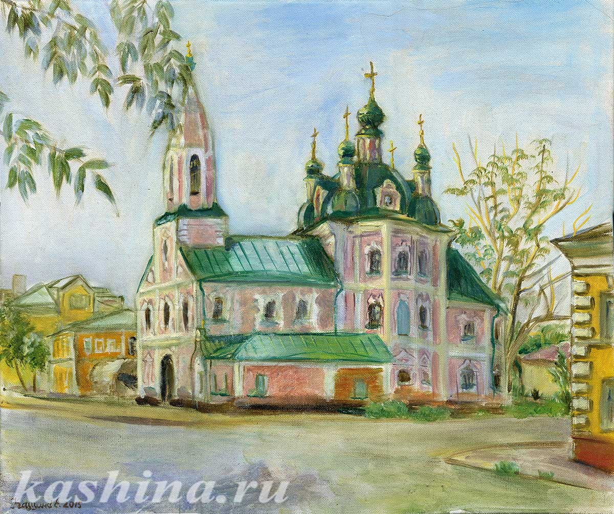 "Simeon Church" Painting by Evgeniya Kashina