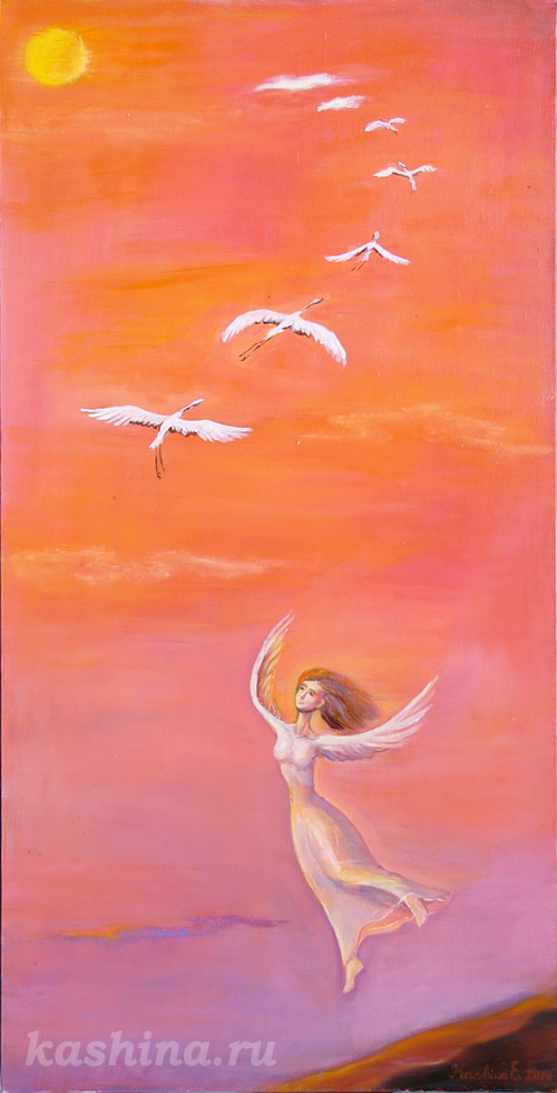 "The Aspiration", painting by Evgeniya Kashina