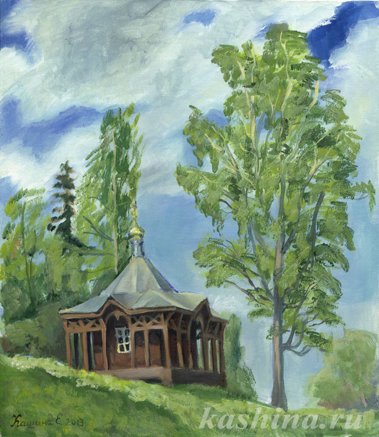 The Village Chapel, by Evgeniya Kashina