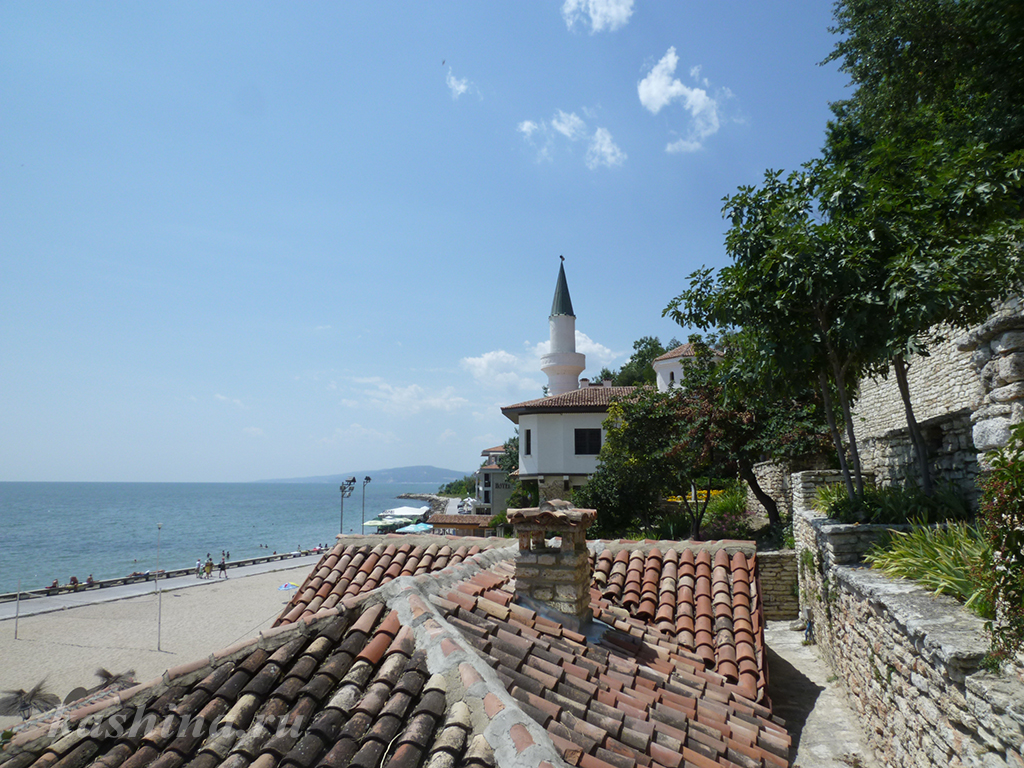 Balchik. Palace of the romanian queen Mariya. Plein Air of Evgeniya Kashina in Bulgaria.